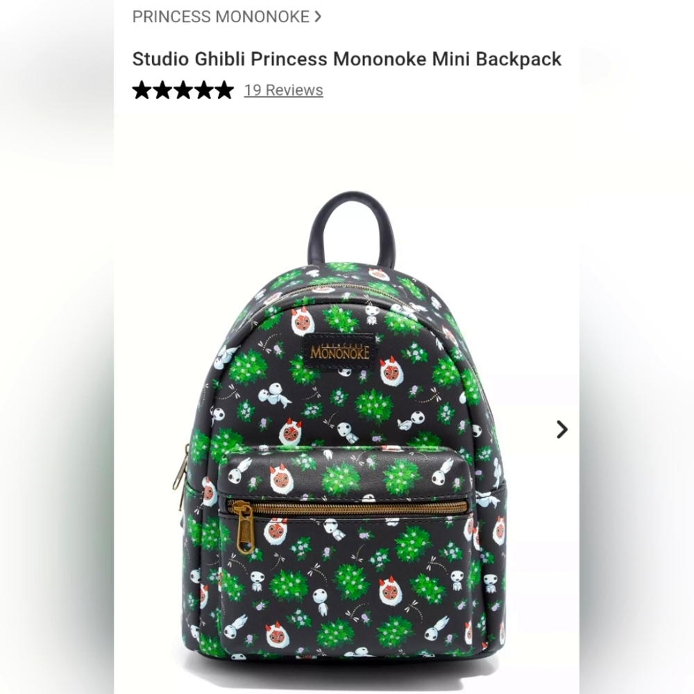 Loungefly Princess Mononoke Mini Backpack